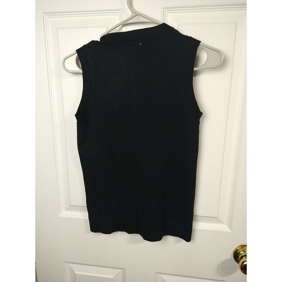 Modcloth Woman XXS Pullover Black Sweater Tank Classic Minimalist - Picture 8 of 8